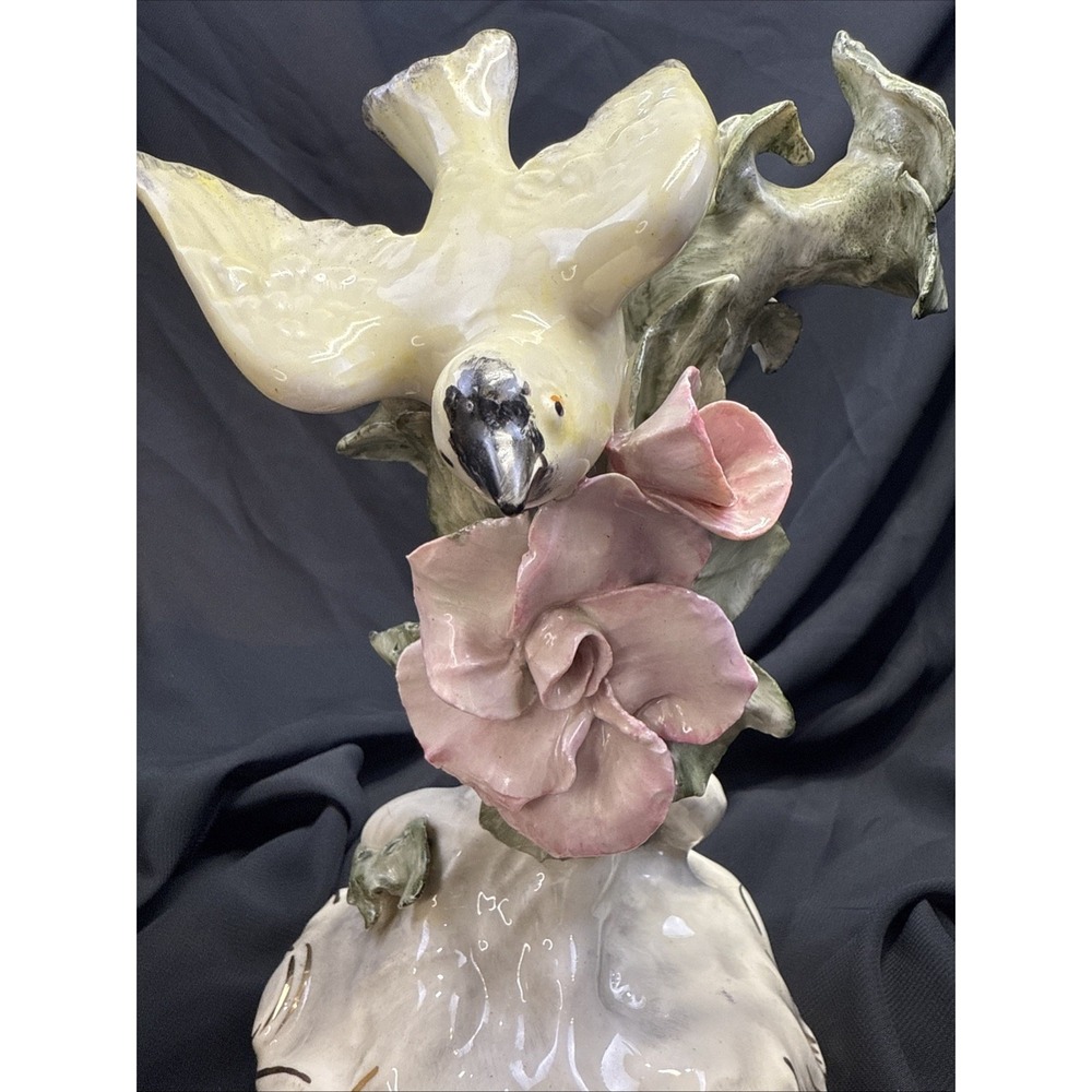Vintage 1940s Signed Cordey 6023 Porcelain Bird Figurine‎ 9" Signed And Numbered